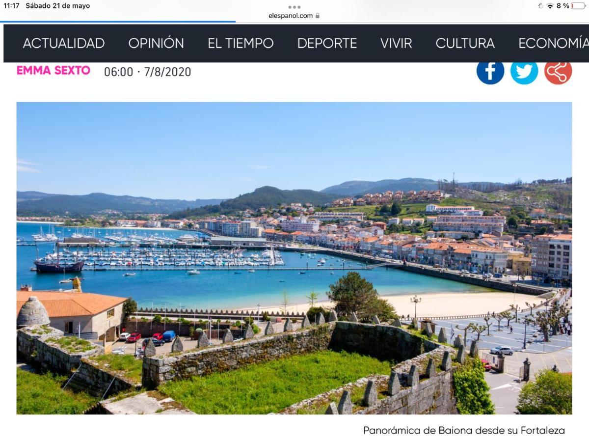 Loft Ladeira Real Apartment Baiona Luaran gambar